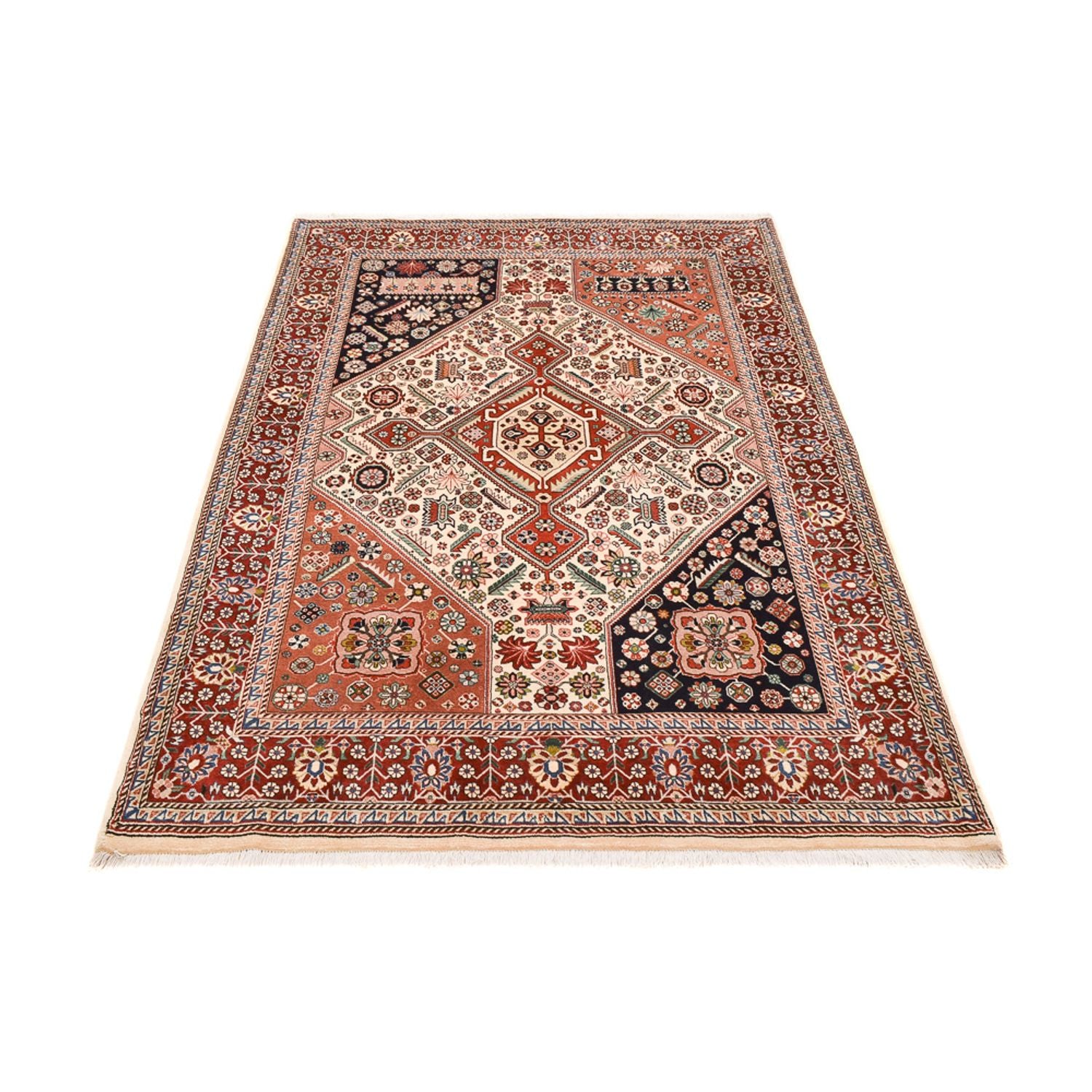 Alfombra Gabbeh - Persa Kashkuli - 215 x 146 cm - multicolor