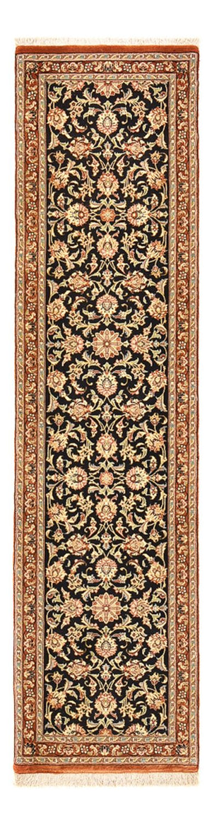 Alfombra de pasillo Alfombra Persa - Ghom - Royal - 205 x 52 cm - beige oscuro