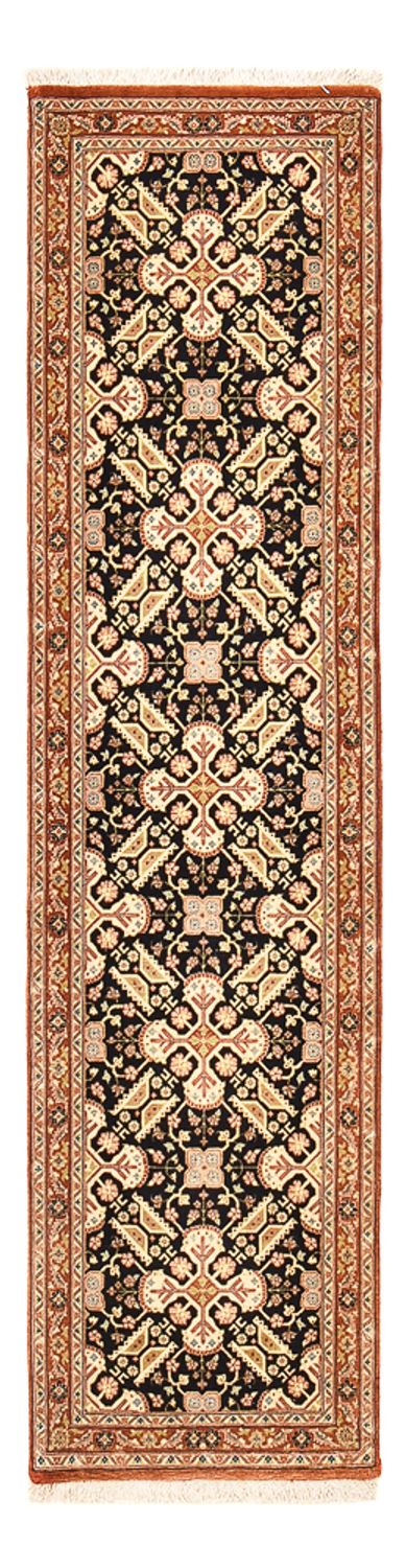 Alfombra de pasillo Alfombra Persa - Ghom - Royal - 209 x 50 cm - beige oscuro