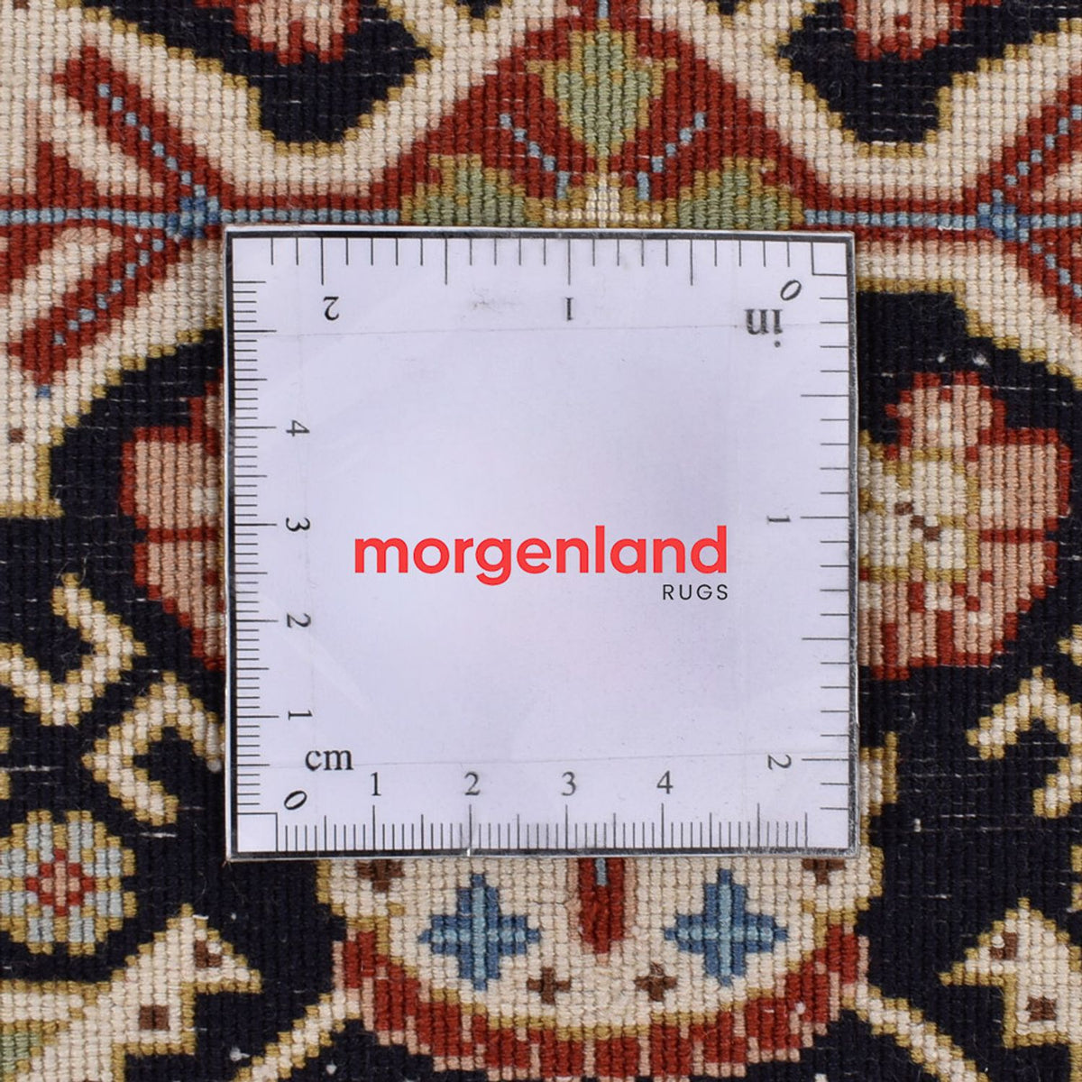 Alfombra de pasillo Alfombra Persa - Ghom - Royal - 209 x 50 cm - beige oscuro