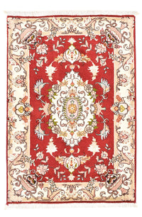 Alfombra Persa - Tabriz - Real - 90 x 58 cm - rojo