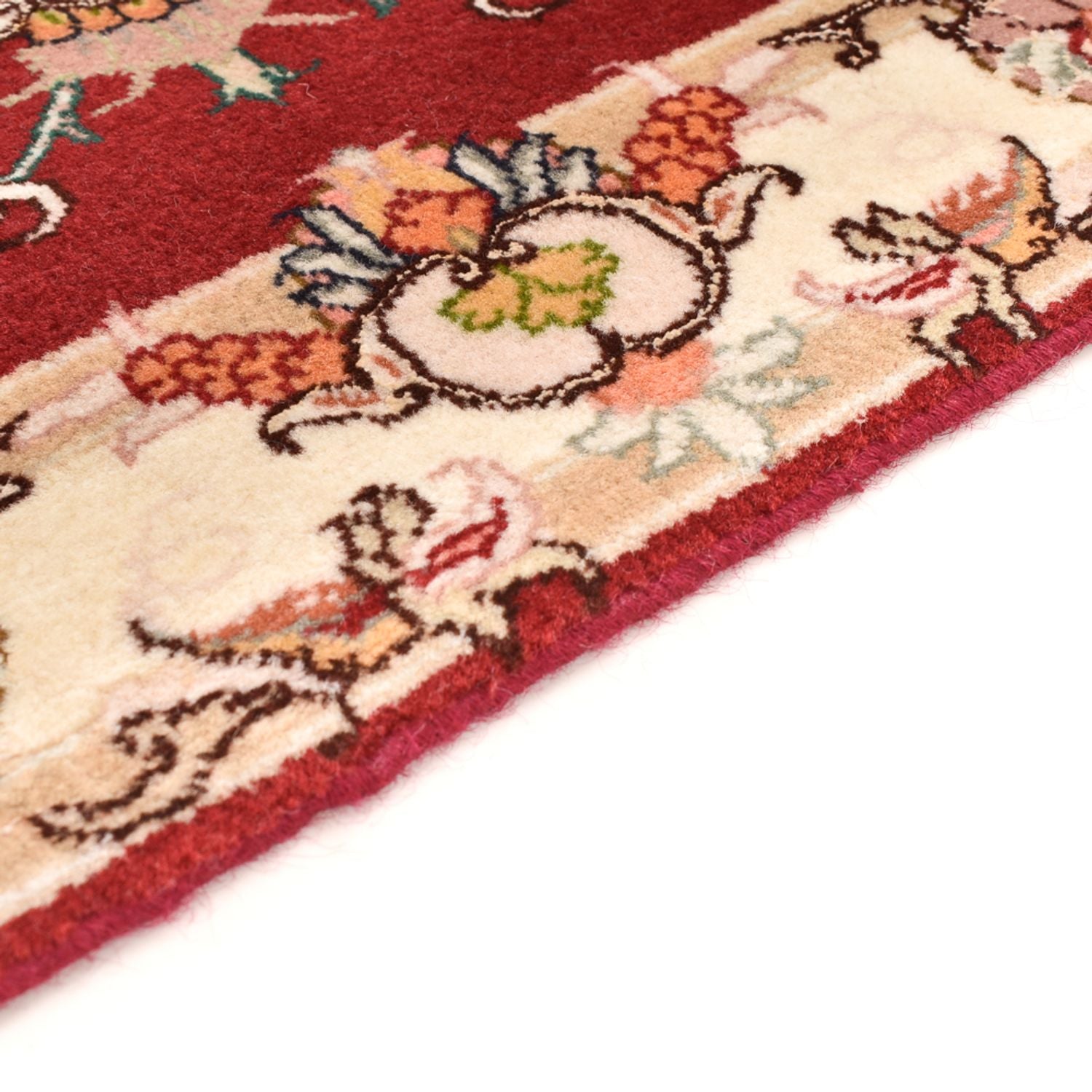 Alfombra Persa - Tabriz - Real - 90 x 58 cm - rojo