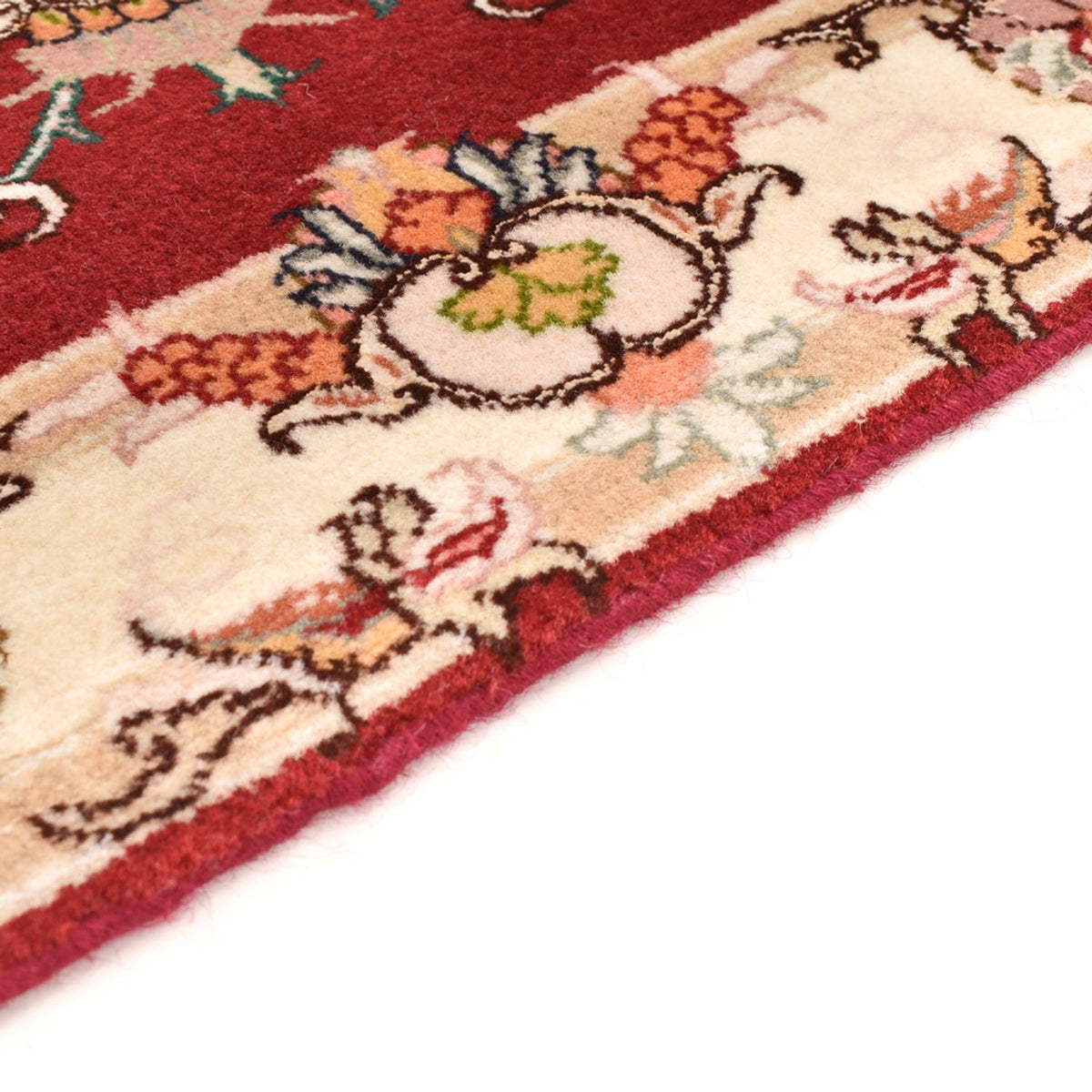 Alfombra Persa - Tabriz - Real - 90 x 58 cm - rojo