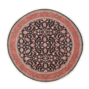 Alfombra persa - Bidjar redondo  - 200 x 200 cm - rojo oscuro