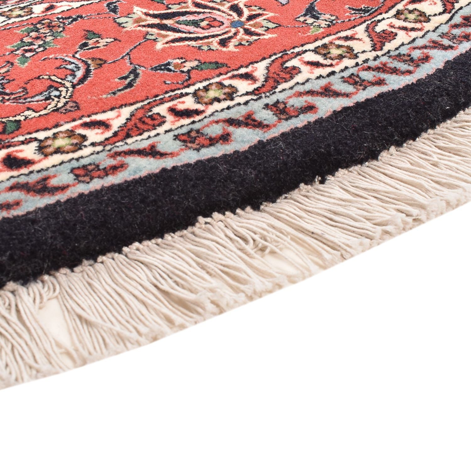 Alfombra persa - Bidjar redondo  - 200 x 200 cm - rojo oscuro