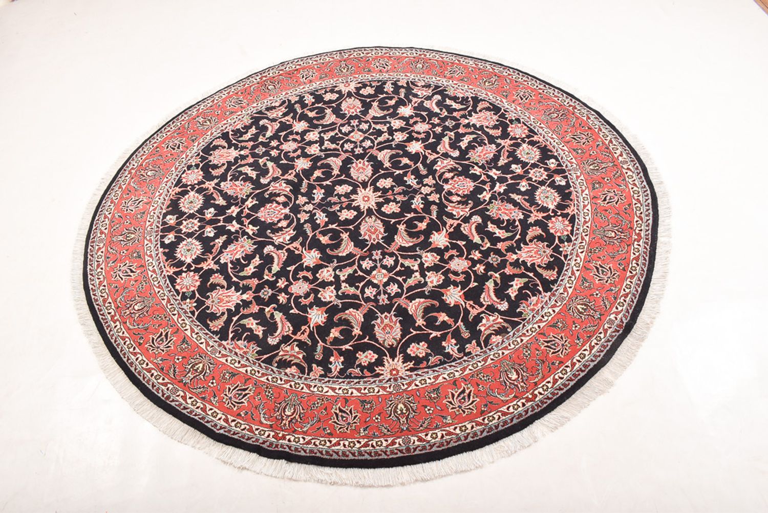Alfombra persa - Bidjar redondo  - 200 x 200 cm - rojo oscuro