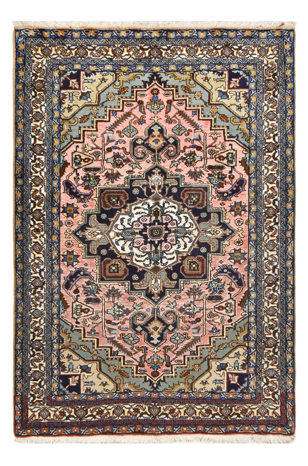 Alfombra persa - Nómada - 196 x 133 cm - rojo claro
