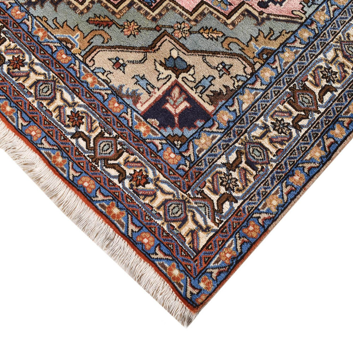 Alfombra persa - Nómada - 196 x 133 cm - rojo claro