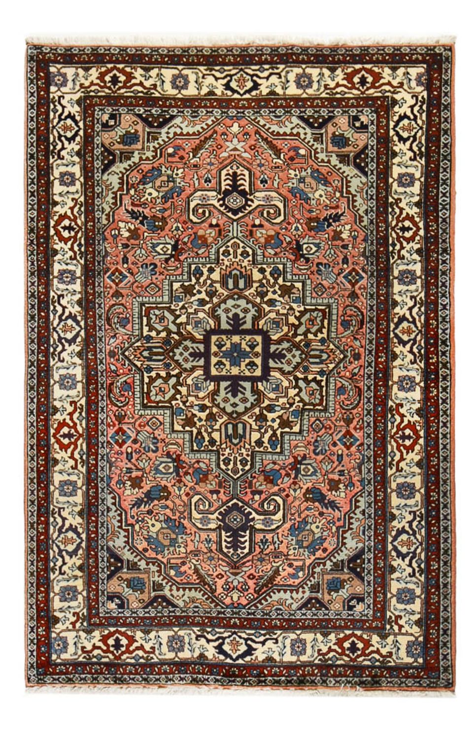 Alfombra persa - Nómada - 200 x 138 cm - multicolor