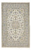 Alfombra persa - Keshan - 220 x 140 cm - gris claro