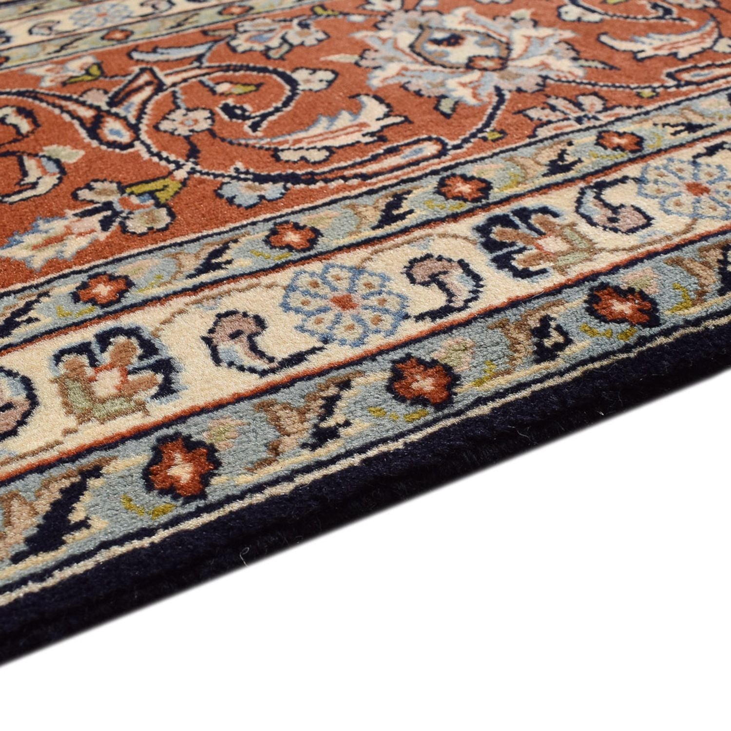 Alfombra persa - Clásica - 345 x 246 cm - azul oscuro