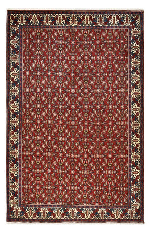Alfombra persa - Bidjar - 316 x 204 cm - rojo oscuro