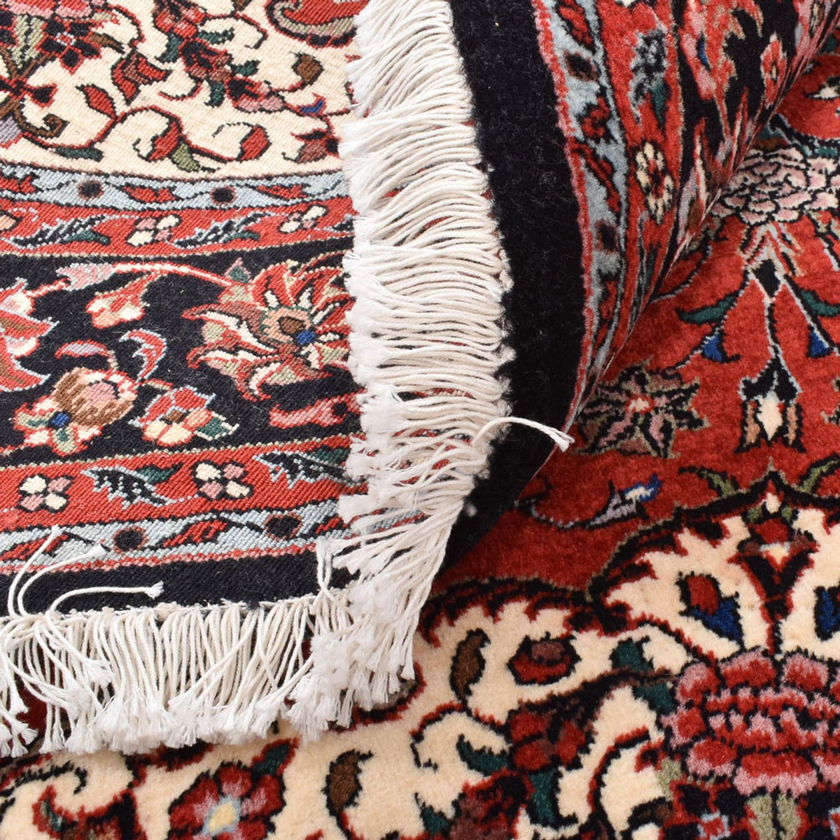 Alfombra persa - Bidjar redondo  - 150 x 150 cm - rojo