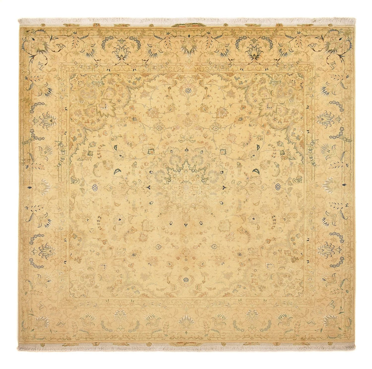 Alfombra Persa - Tabriz - Real cuadrado  - 250 x 244 cm - caramelo