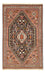Alfombra Gabbeh - Persa Kashkuli - 207 x 130 cm - azul oscuro