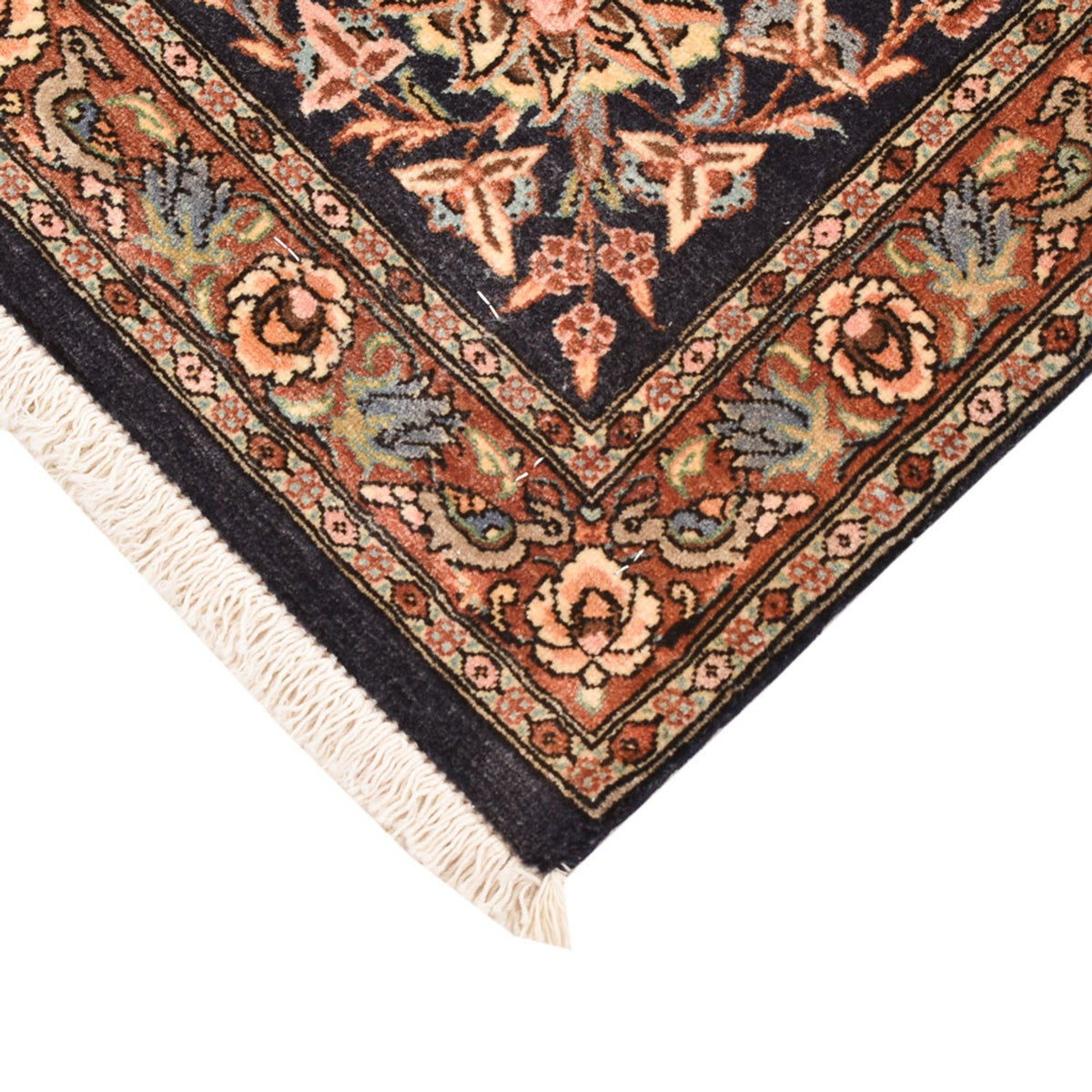 Alfombra persa - Ghom - 77 x 60 cm - multicolor