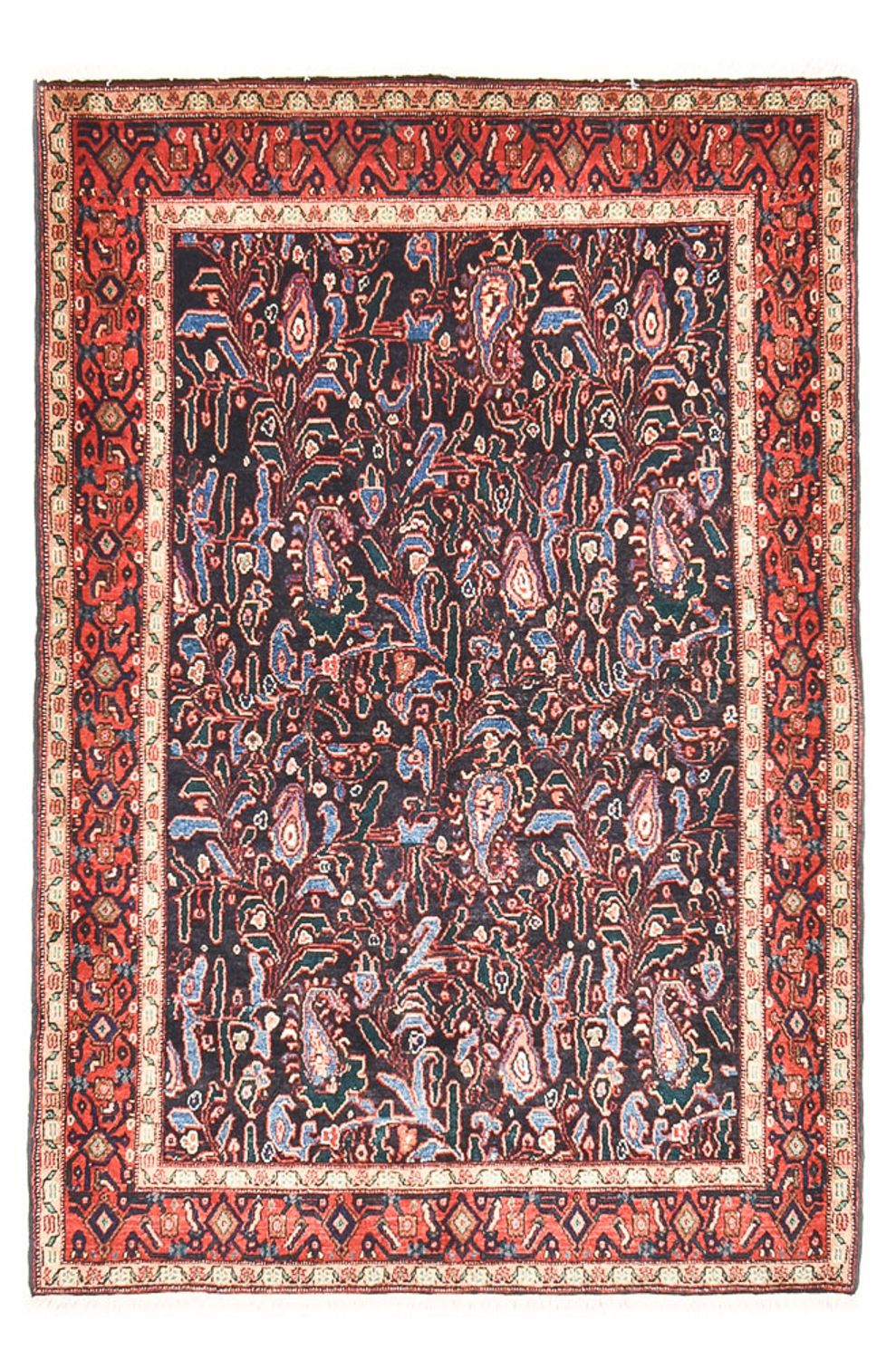 Alfombra persa - Clásica - 169 x 115 cm - multicolor