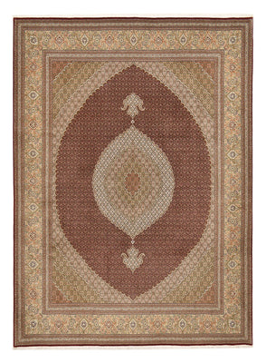 Alfombra Persa - Tabriz - Real - 407 x 301 cm - beige oscuro
