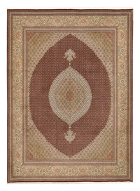 Alfombra Persa - Tabriz - Real - 407 x 301 cm - beige oscuro