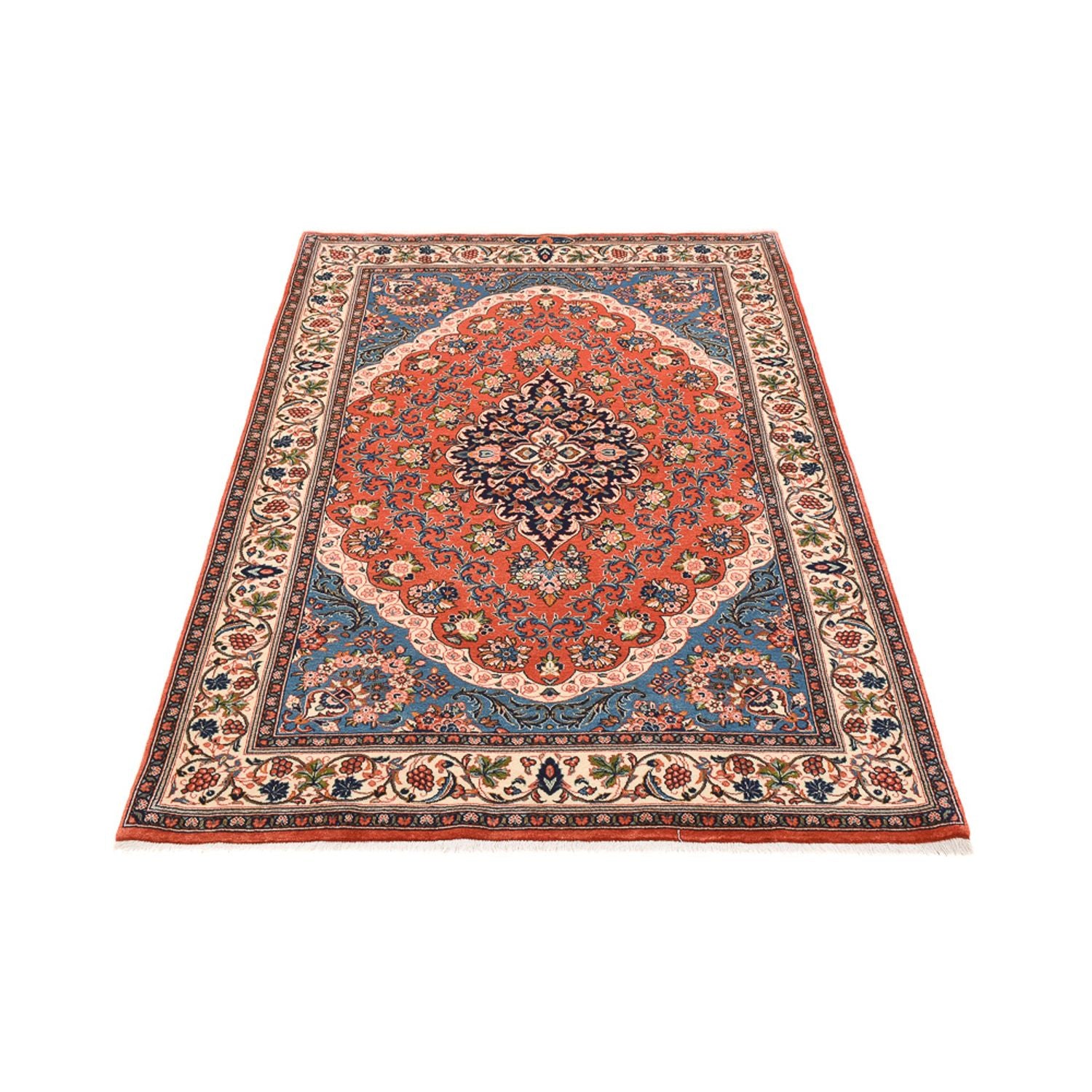 Alfombra persa - Clásica - Real - 210 x 136 cm - multicolor