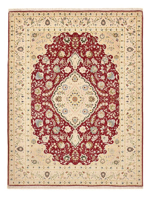 Alfombra Persa - Tabriz - Real - 210 x 153 cm - rojo