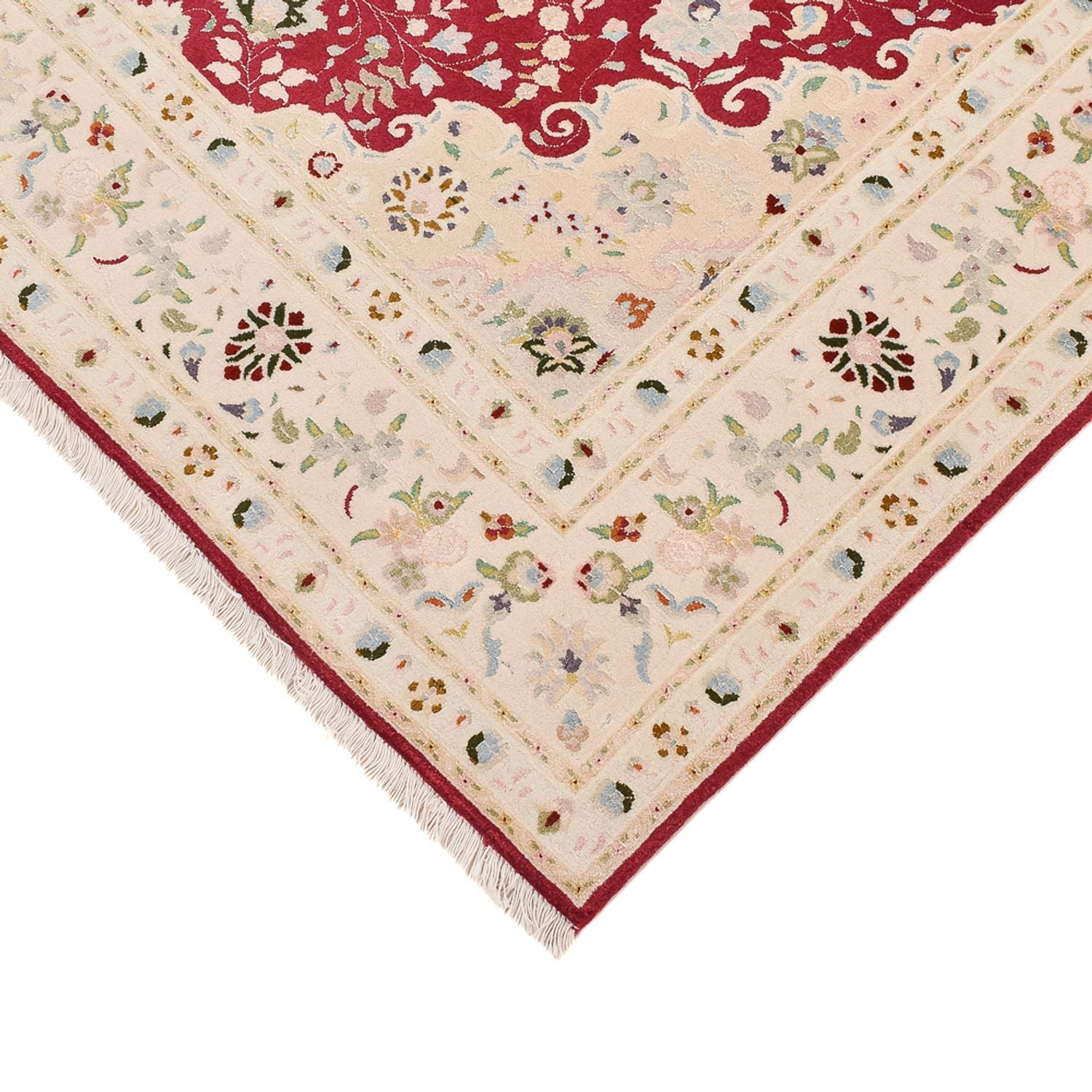 Alfombra Persa - Tabriz - Real - 210 x 153 cm - rojo