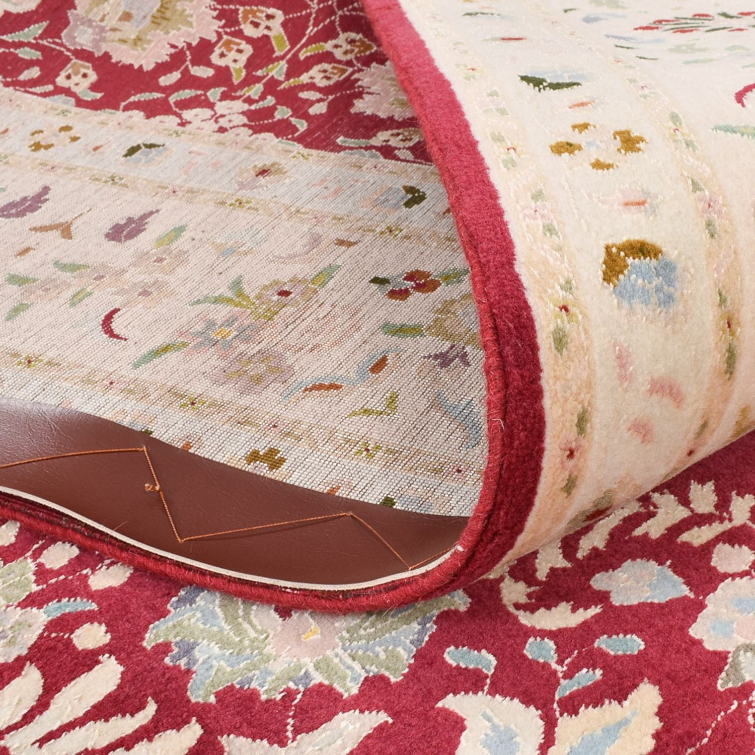 Alfombra Persa - Tabriz - Real - 210 x 153 cm - rojo