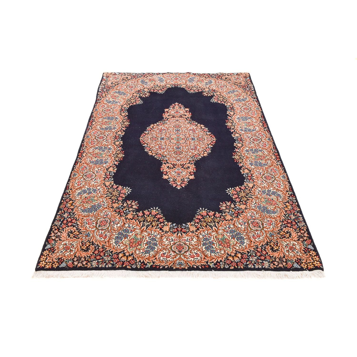 Alfombra persa - Real - 243 x 148 cm - azul oscuro