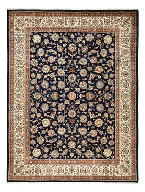 Alfombra persa - Clásica - Real - 396 x 300 cm - azul oscuro