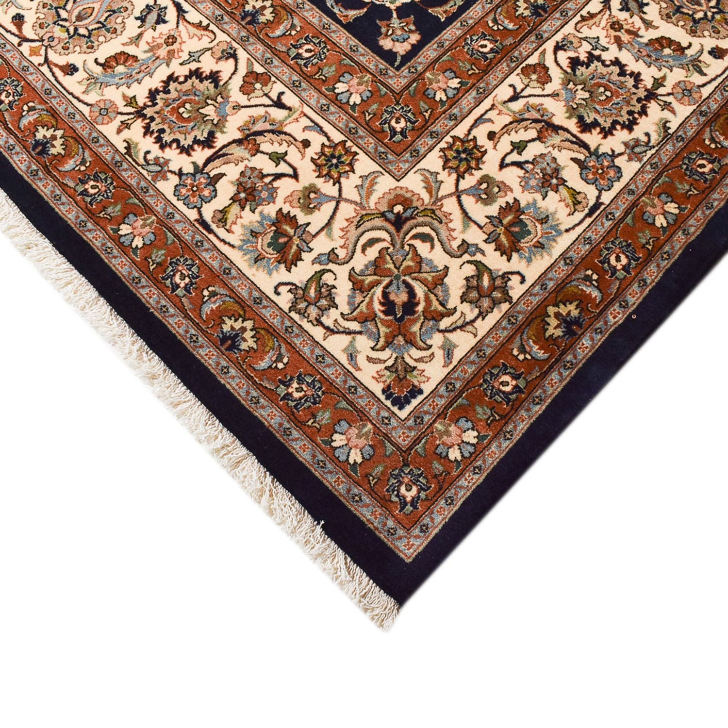 Alfombra persa - Clásica - Real - 396 x 300 cm - azul oscuro