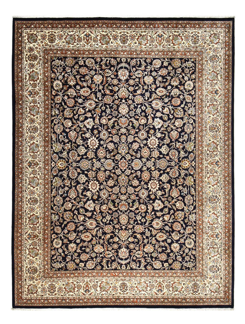 Alfombra persa - Clásica - Real - 388 x 300 cm - azul oscuro