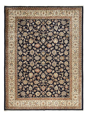 Alfombra persa - Clásica - Real - 382 x 296 cm - azul oscuro