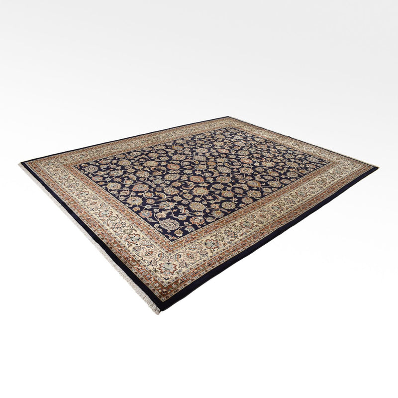 Alfombra persa - Clásica - Real - 382 x 296 cm - azul oscuro