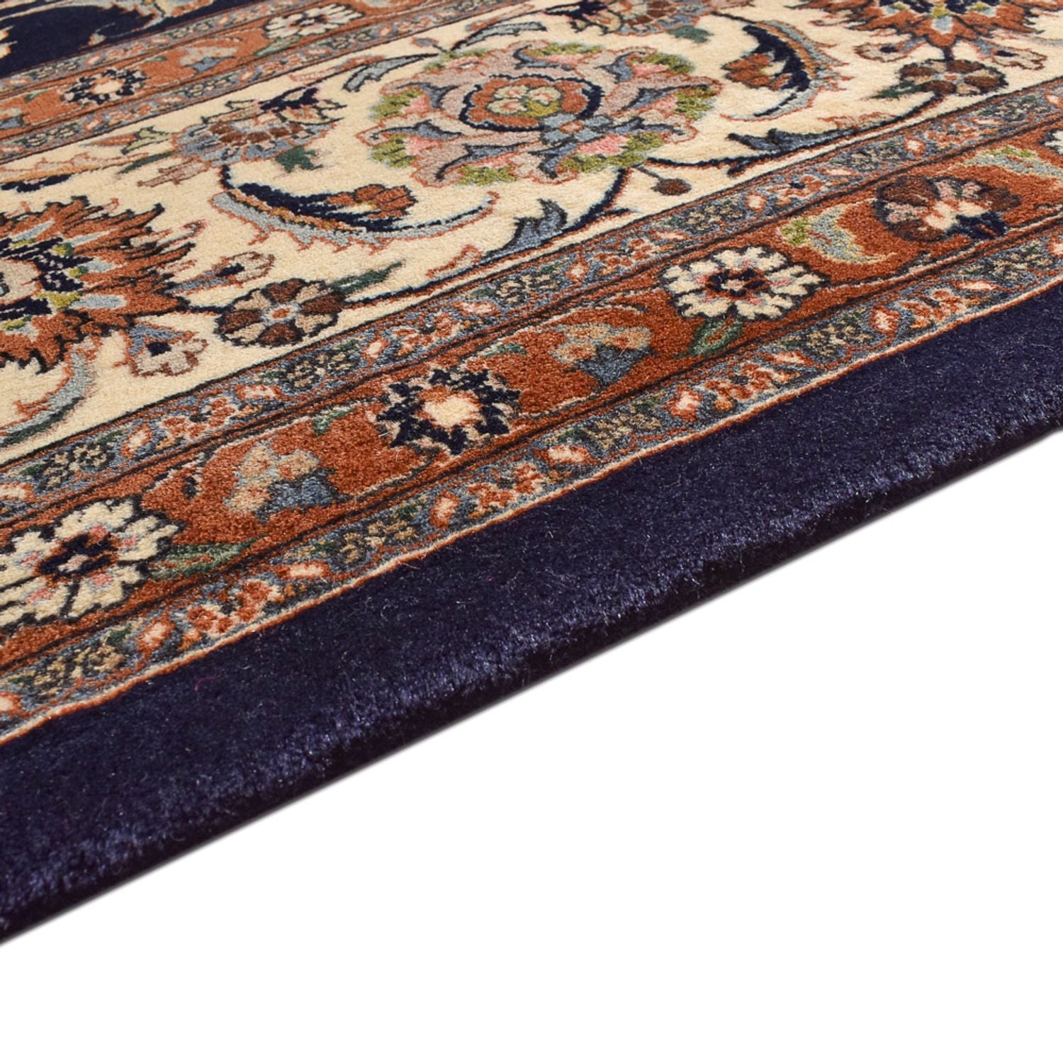 Alfombra persa - Clásica - Real - 386 x 300 cm - azul oscuro