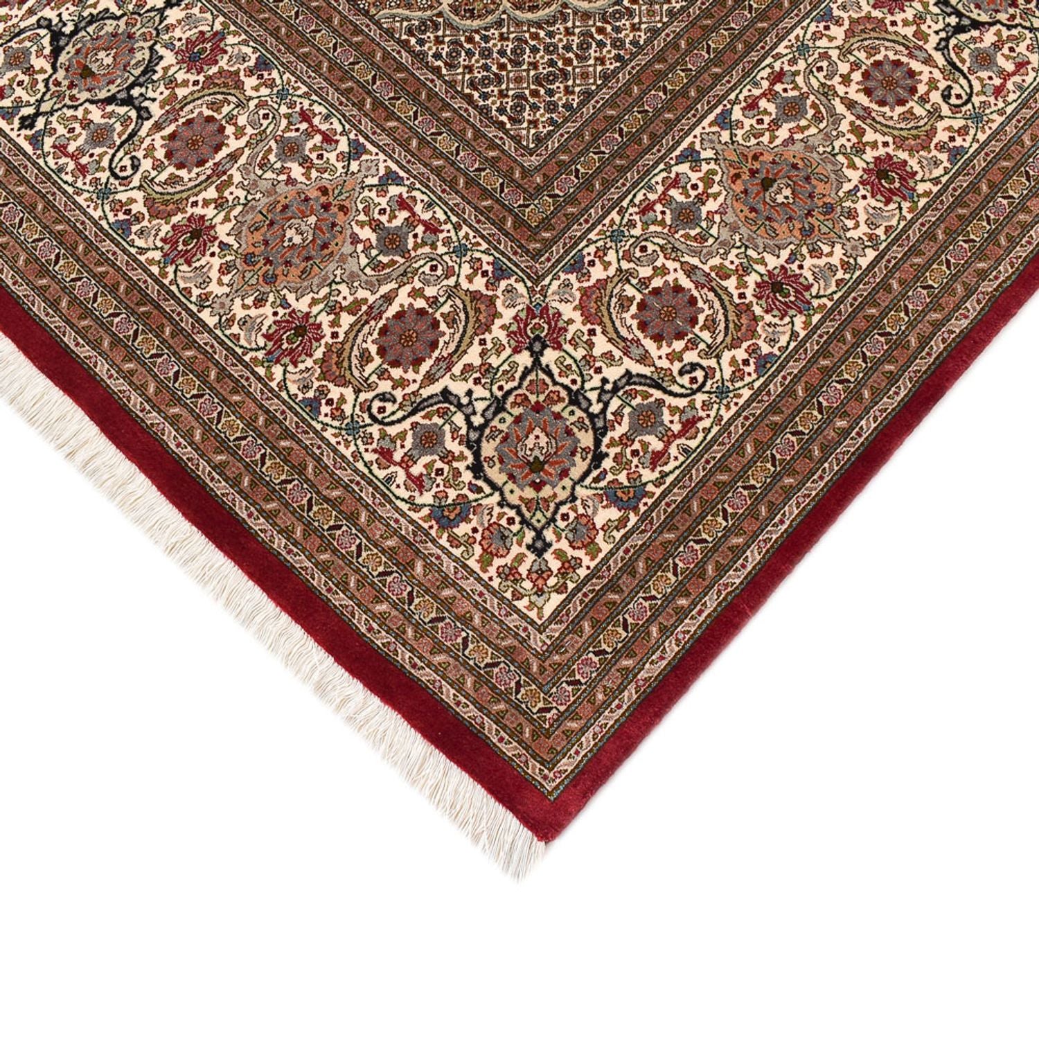 Alfombra Persa - Tabriz - Real - 410 x 302 cm - beige oscuro