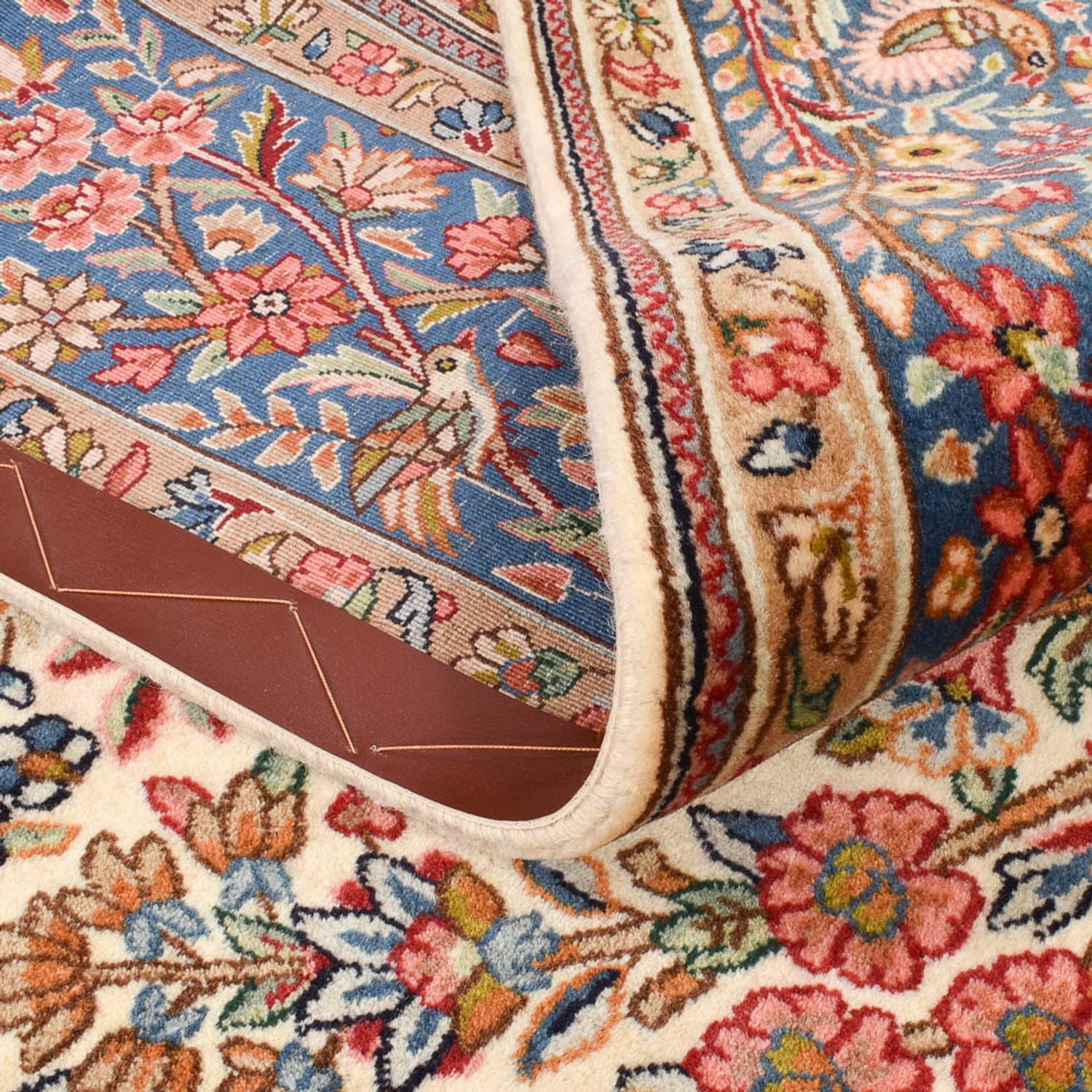 Alfombra persa - Real - 265 x 174 cm - beige oscuro