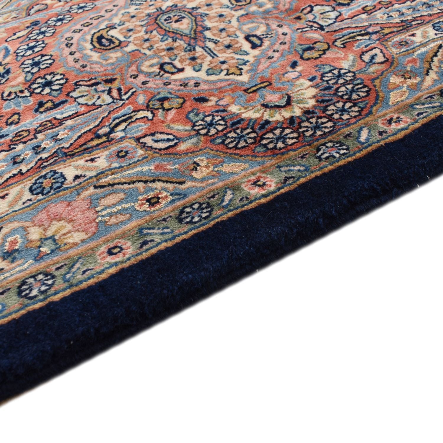 Alfombra persa - Clásica - 404 x 305 cm - azul oscuro