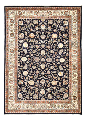 Alfombra persa - Clásica - Real - 349 x 248 cm - azul oscuro