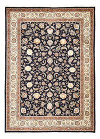Alfombra persa - Clásica - Real - 349 x 248 cm - azul oscuro