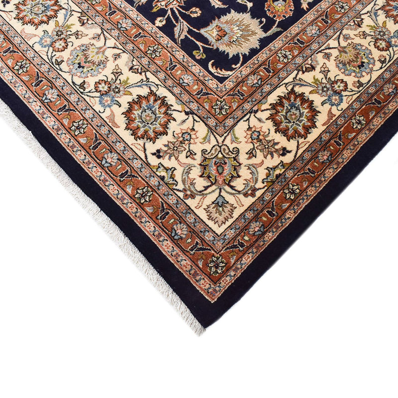 Alfombra persa - Clásica - Real - 349 x 248 cm - azul oscuro