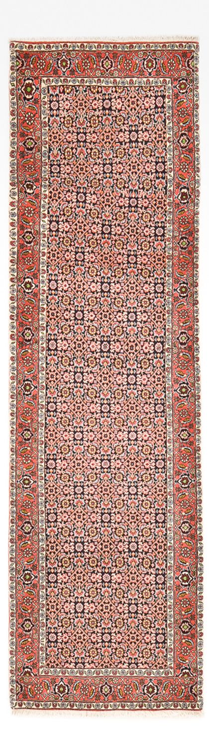 Alfombra de pasillo Alfombra persa - Bidjar - 300 x 86 cm - óxido
