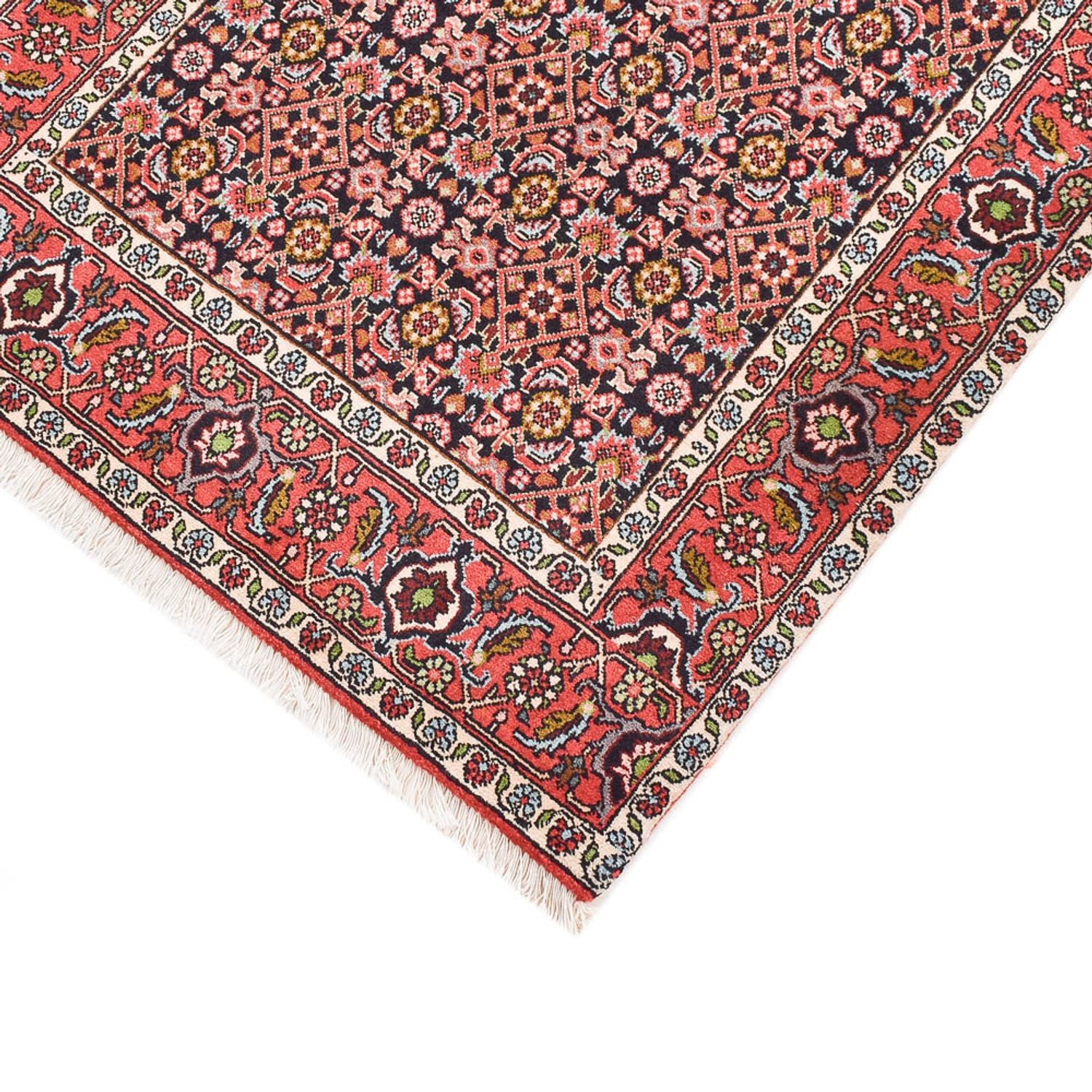 Alfombra de pasillo Alfombra persa - Bidjar - 300 x 86 cm - óxido