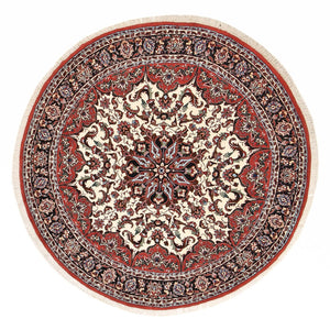 Alfombra persa - Bidjar redondo  - 150 x 150 cm - beige
