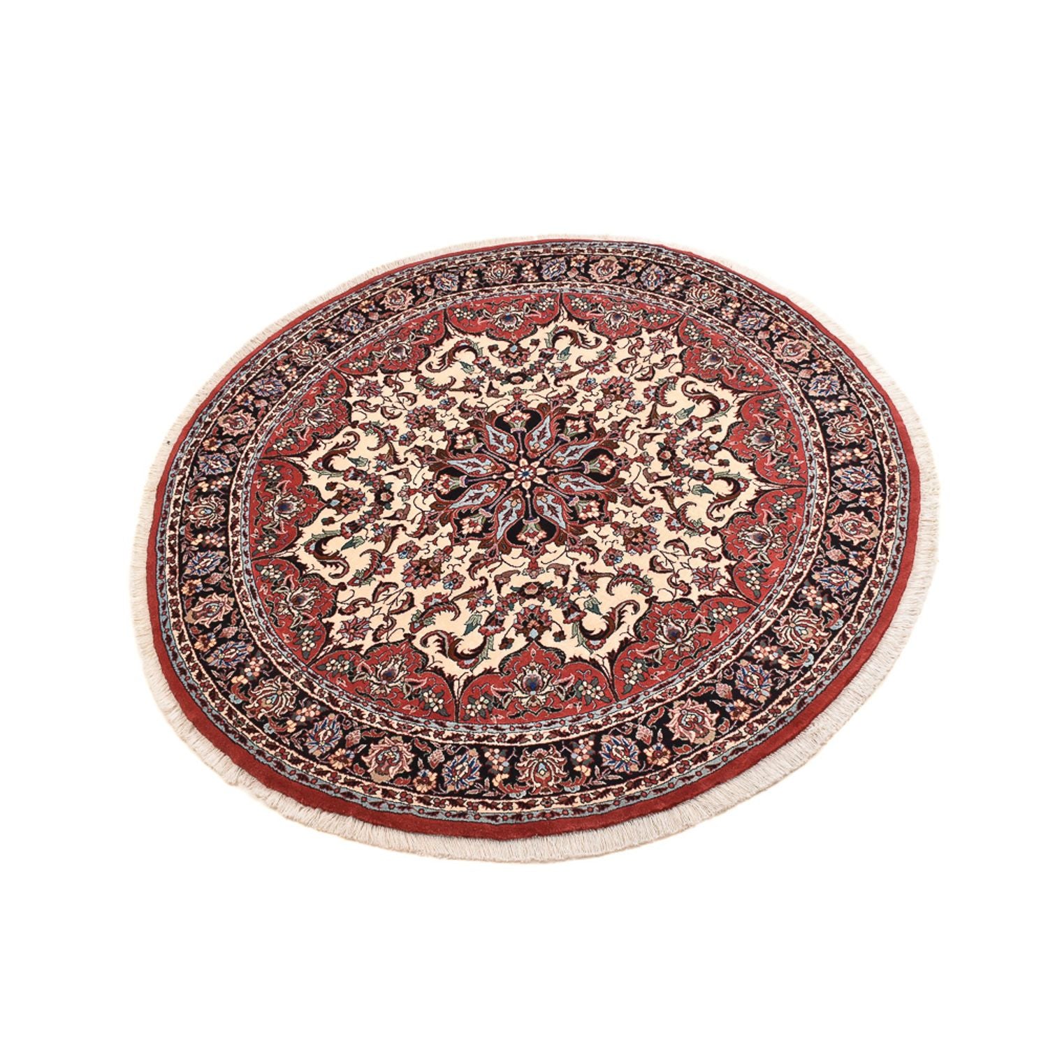 Alfombra persa - Bidjar redondo  - 150 x 150 cm - beige