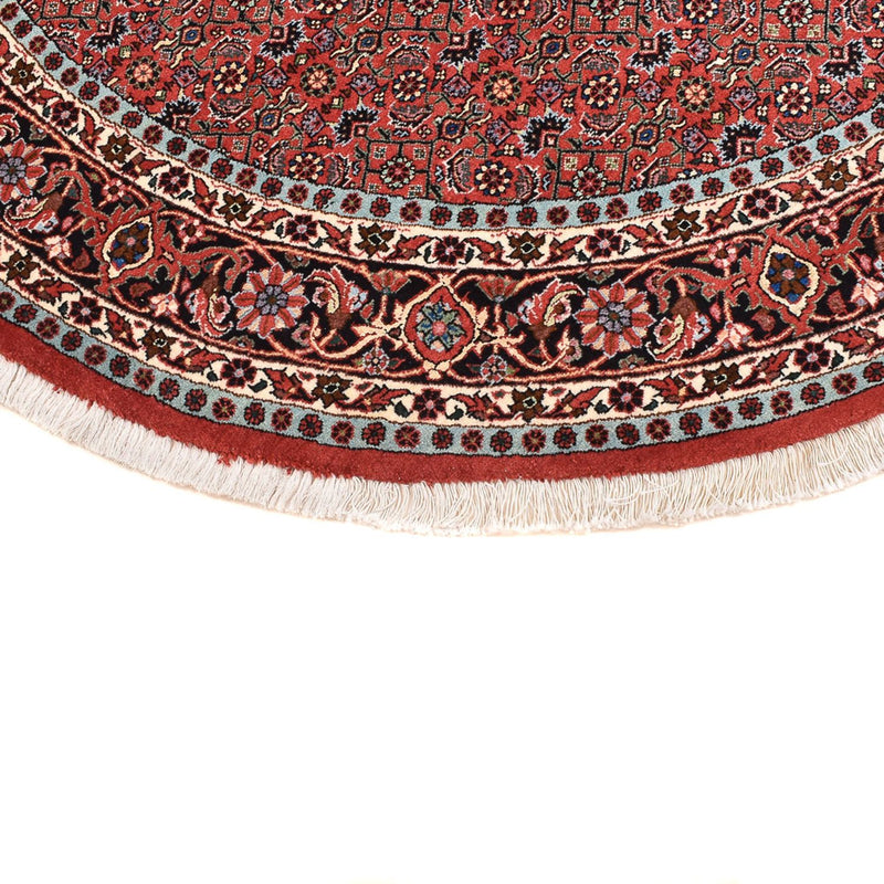 Alfombra persa - Bidjar redondo  - 150 x 150 cm - rojo oscuro