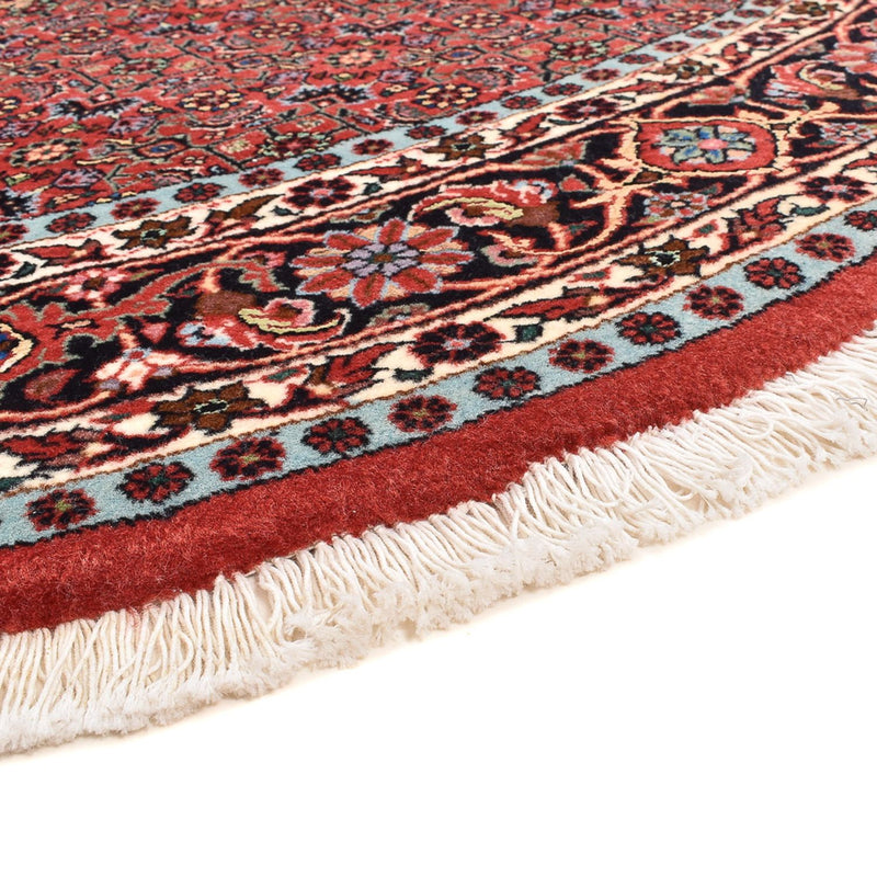 Alfombra persa - Bidjar redondo  - 150 x 150 cm - rojo oscuro