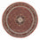 Alfombra persa - Bidjar redondo  - 150 x 150 cm - rojo oscuro