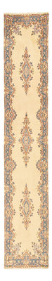 Alfombra de pasillo Alfombra persa - Real - 408 x 75 cm - beige