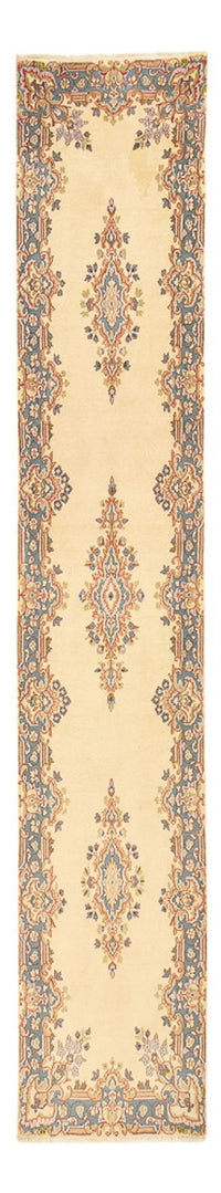 Alfombra de pasillo Alfombra persa - Real - 408 x 75 cm - beige