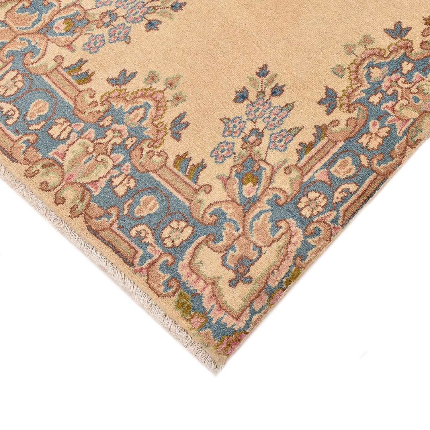 Alfombra de pasillo Alfombra persa - Real - 408 x 75 cm - beige